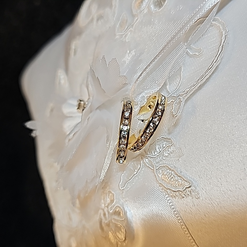 Ringbearer Pillow With 2 Rings